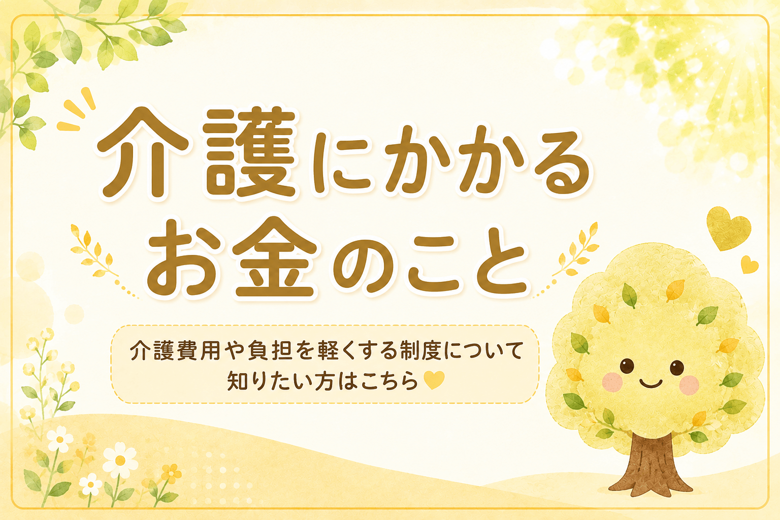 介護のお金について知る
